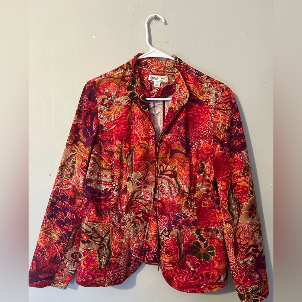 Cold water creek zip up blazer
